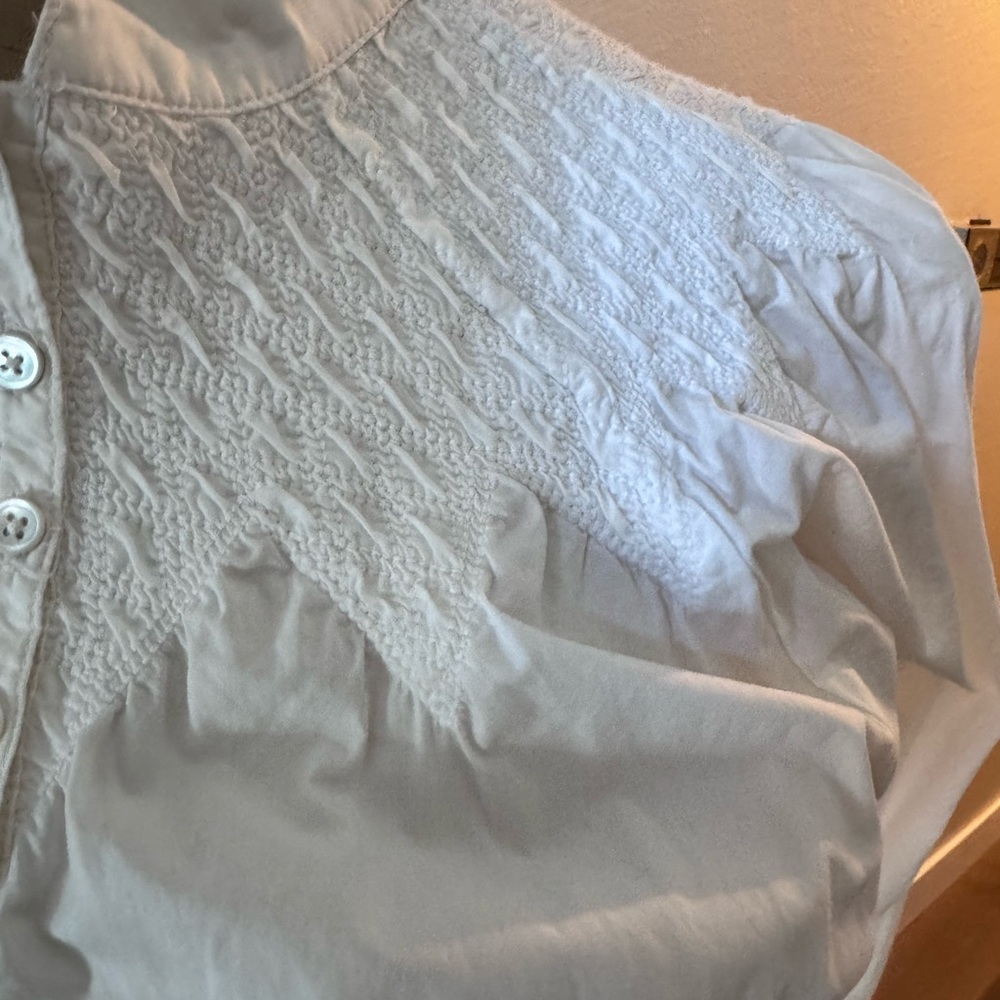 Catherine Malandrino white Button Down Shirt - Picture 5 of 9